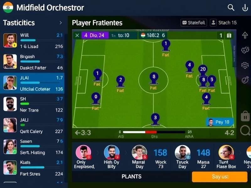 Midfield Orchestrator Indian player statistics and demographics